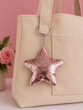 Porte clef etoile sequin