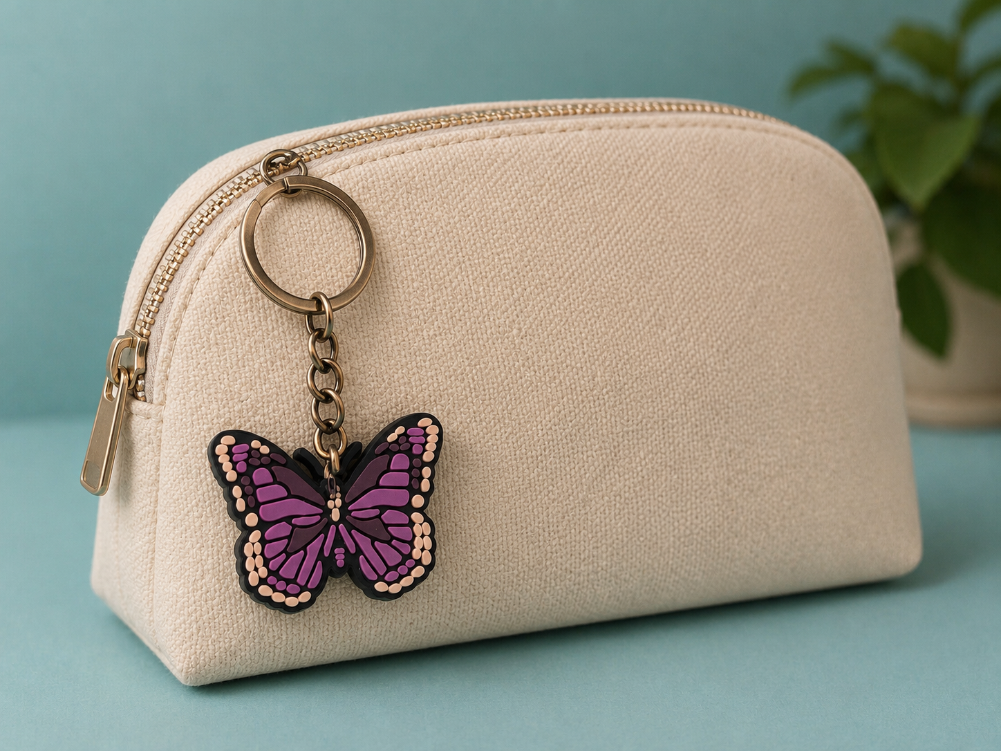 Porte clef papillon