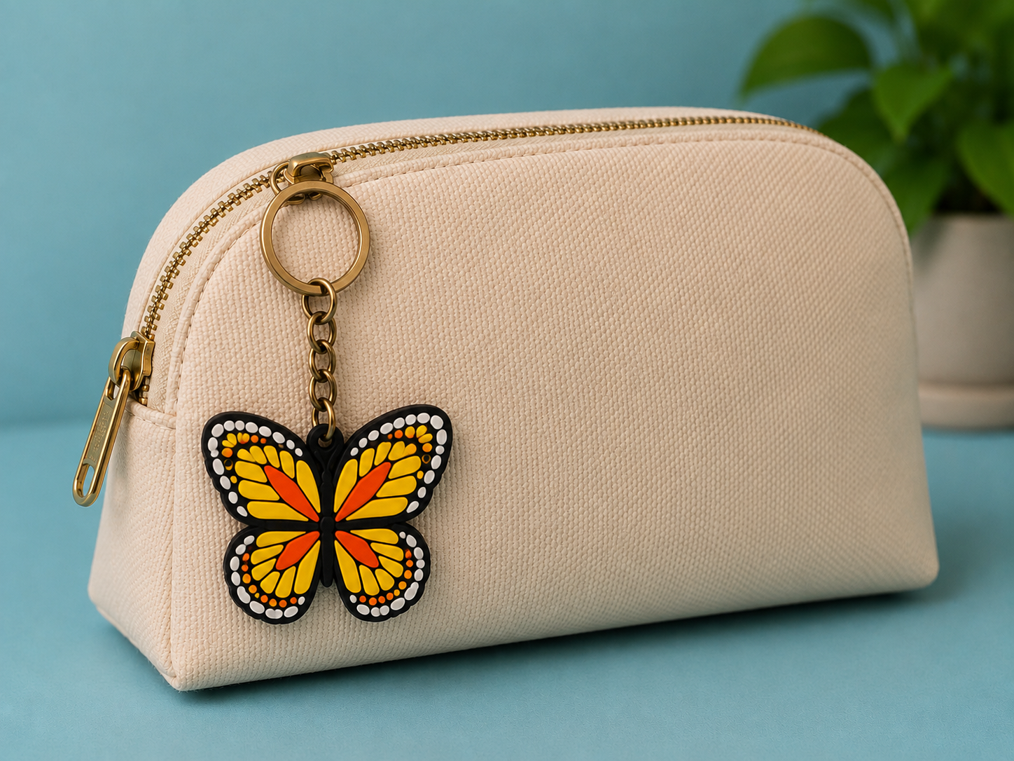 Porte clef papillon