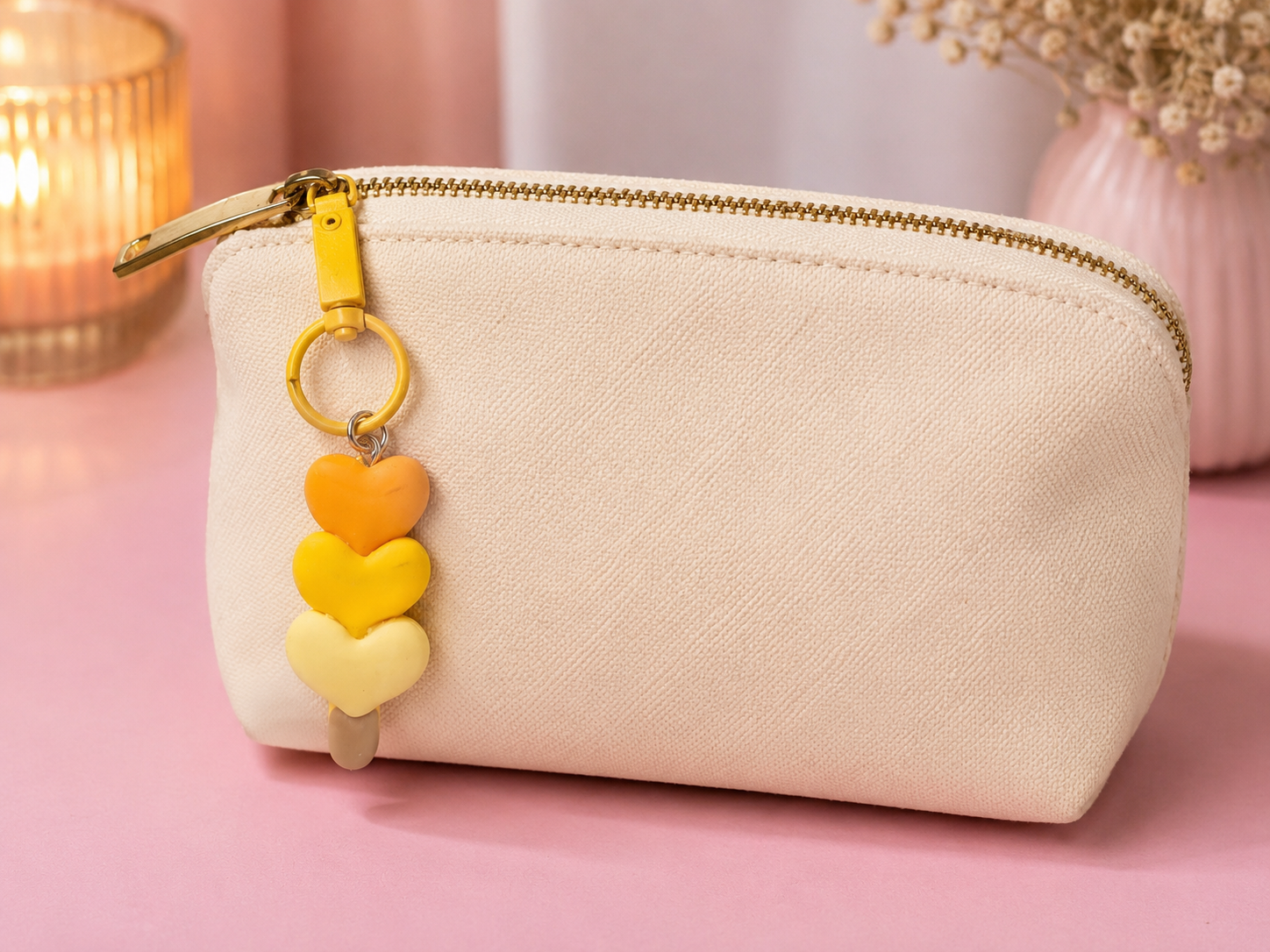 Porte clef 3 coeur