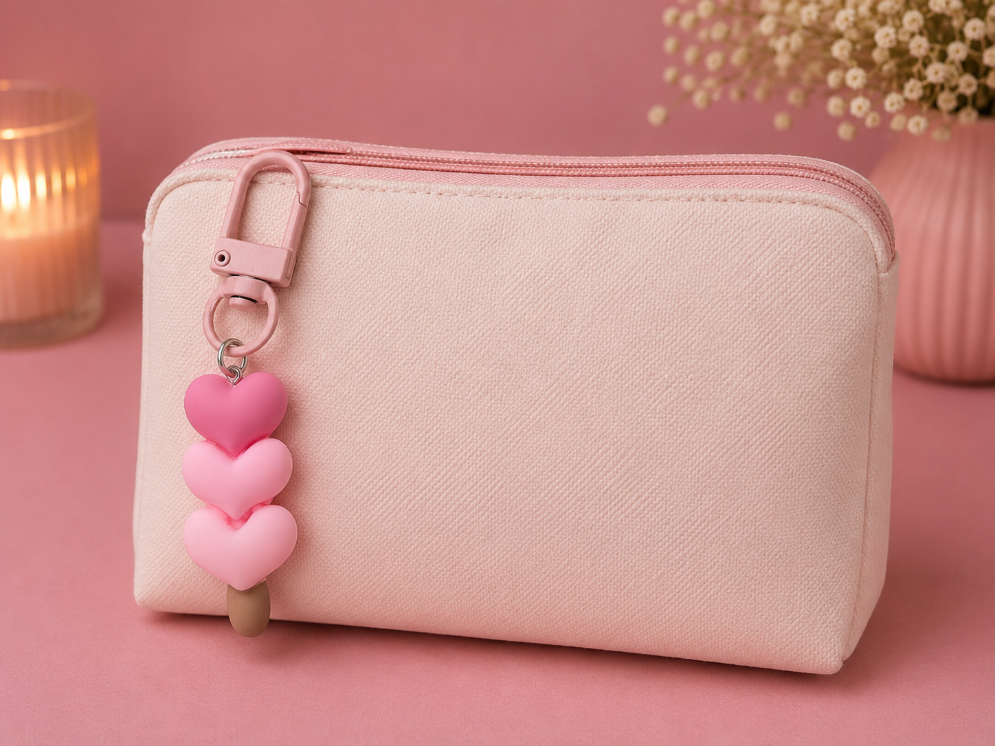 Porte clef 3 coeur