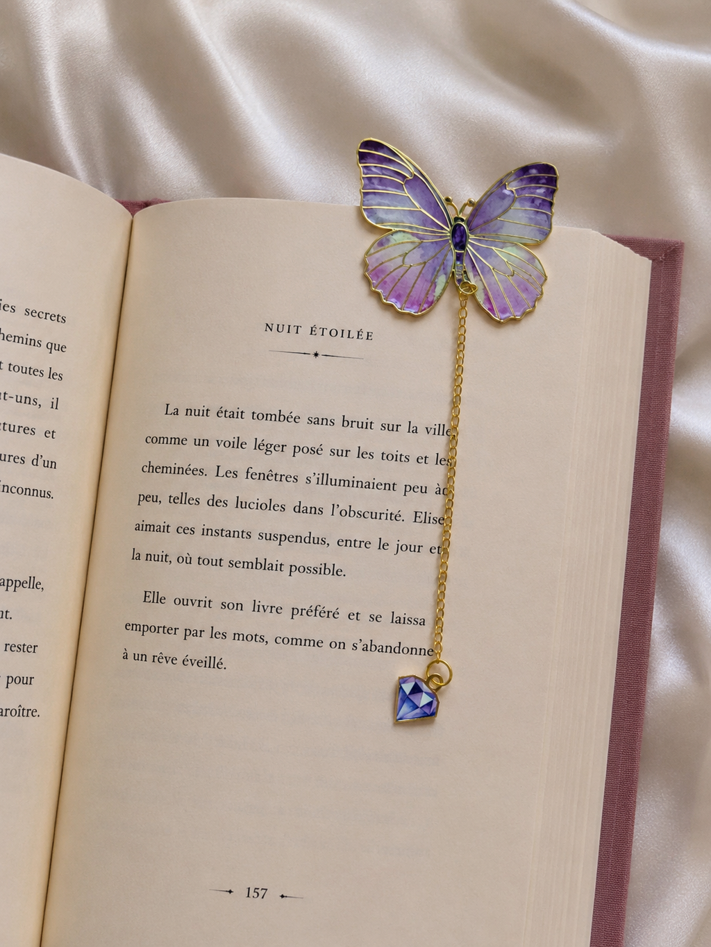 Marque page papillon
