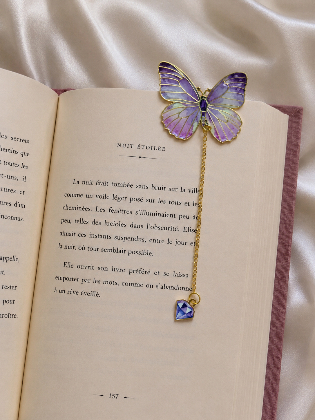 Marque page papillon