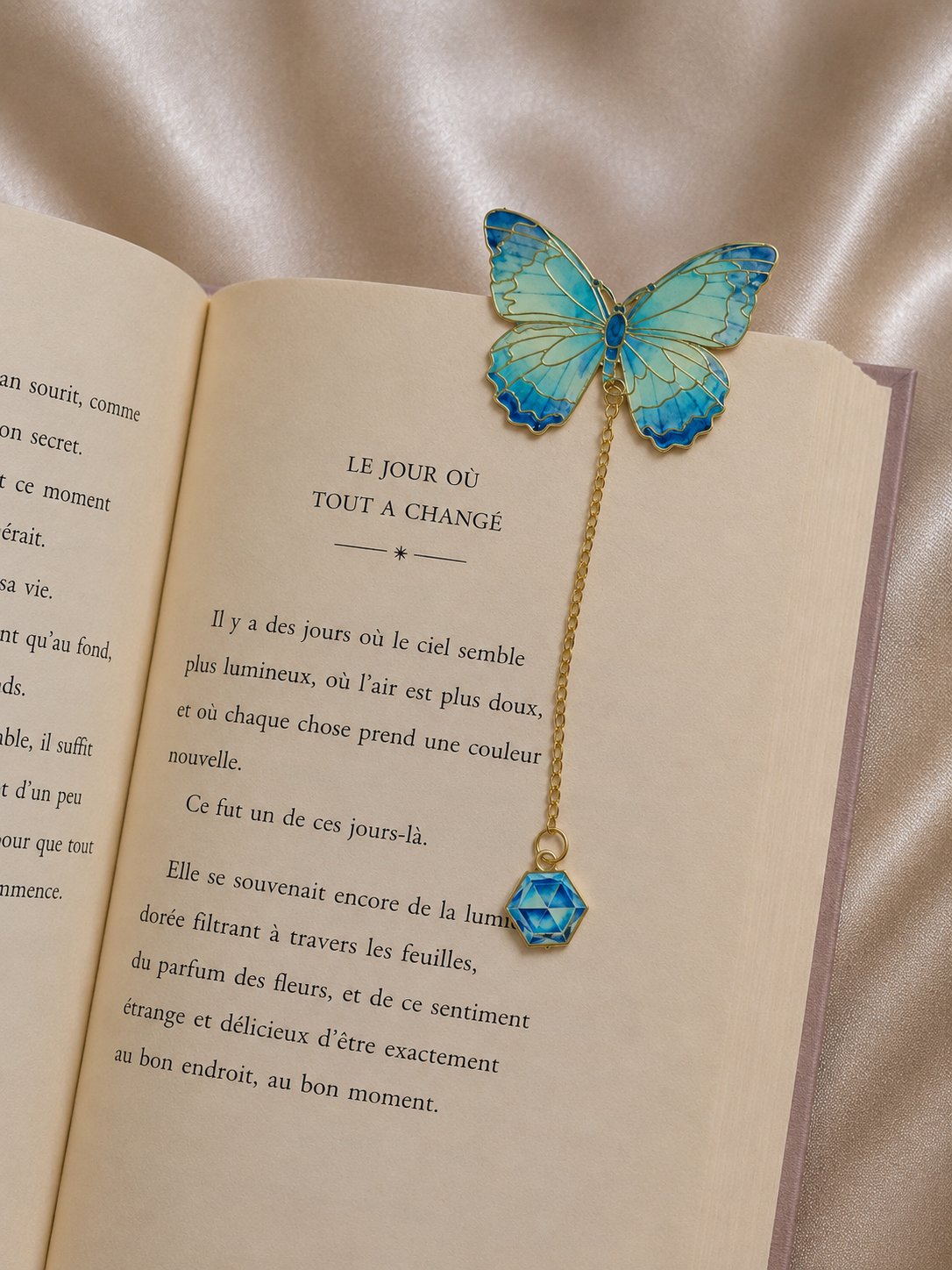 Marque page papillon