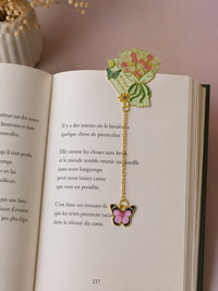 Marque page bouquet fleur