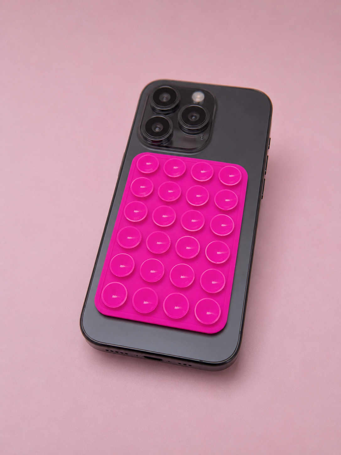 Support telephone a ventouse