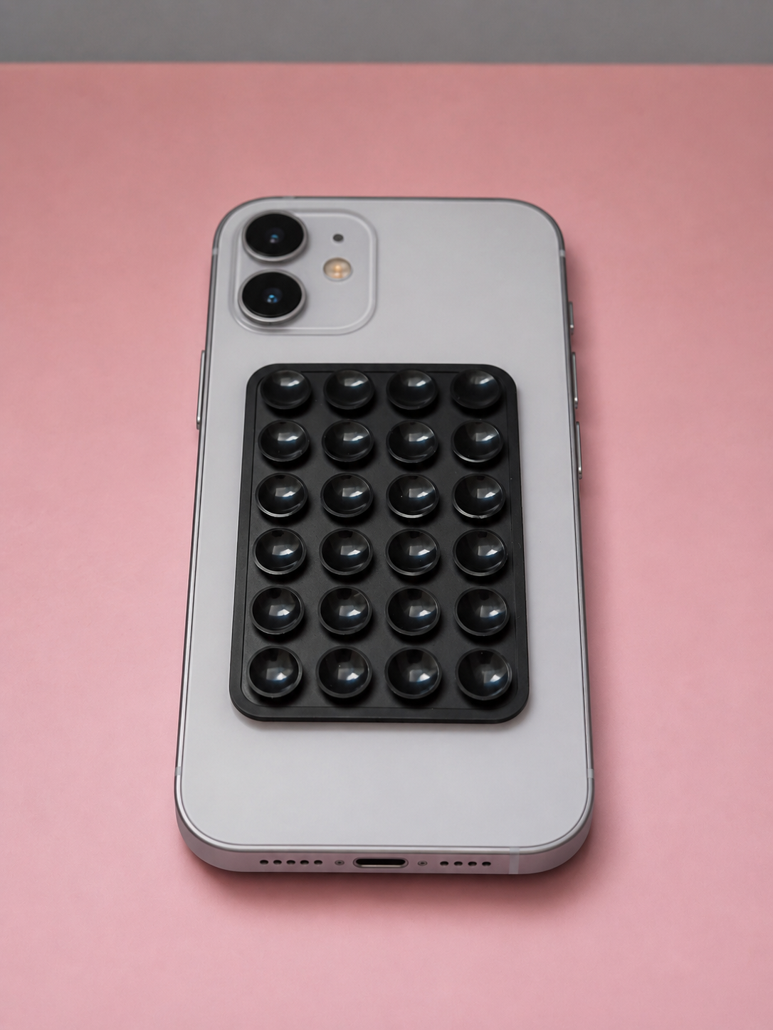 Support telephone a ventouse