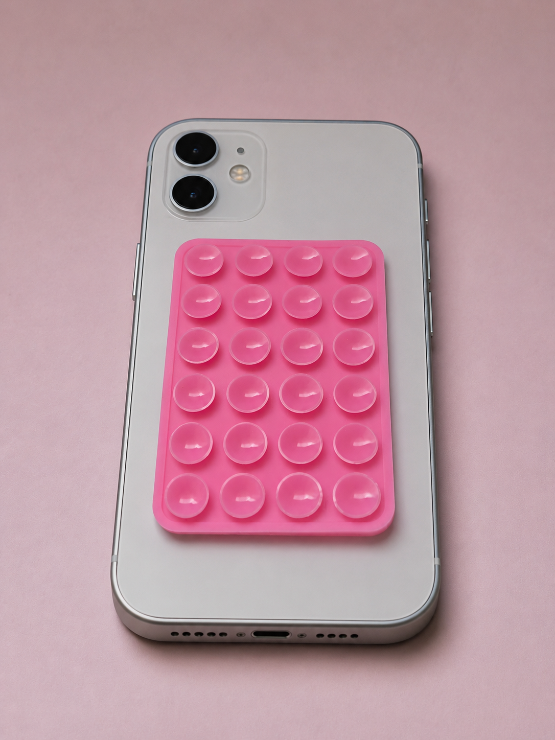 Support telephone a ventouse