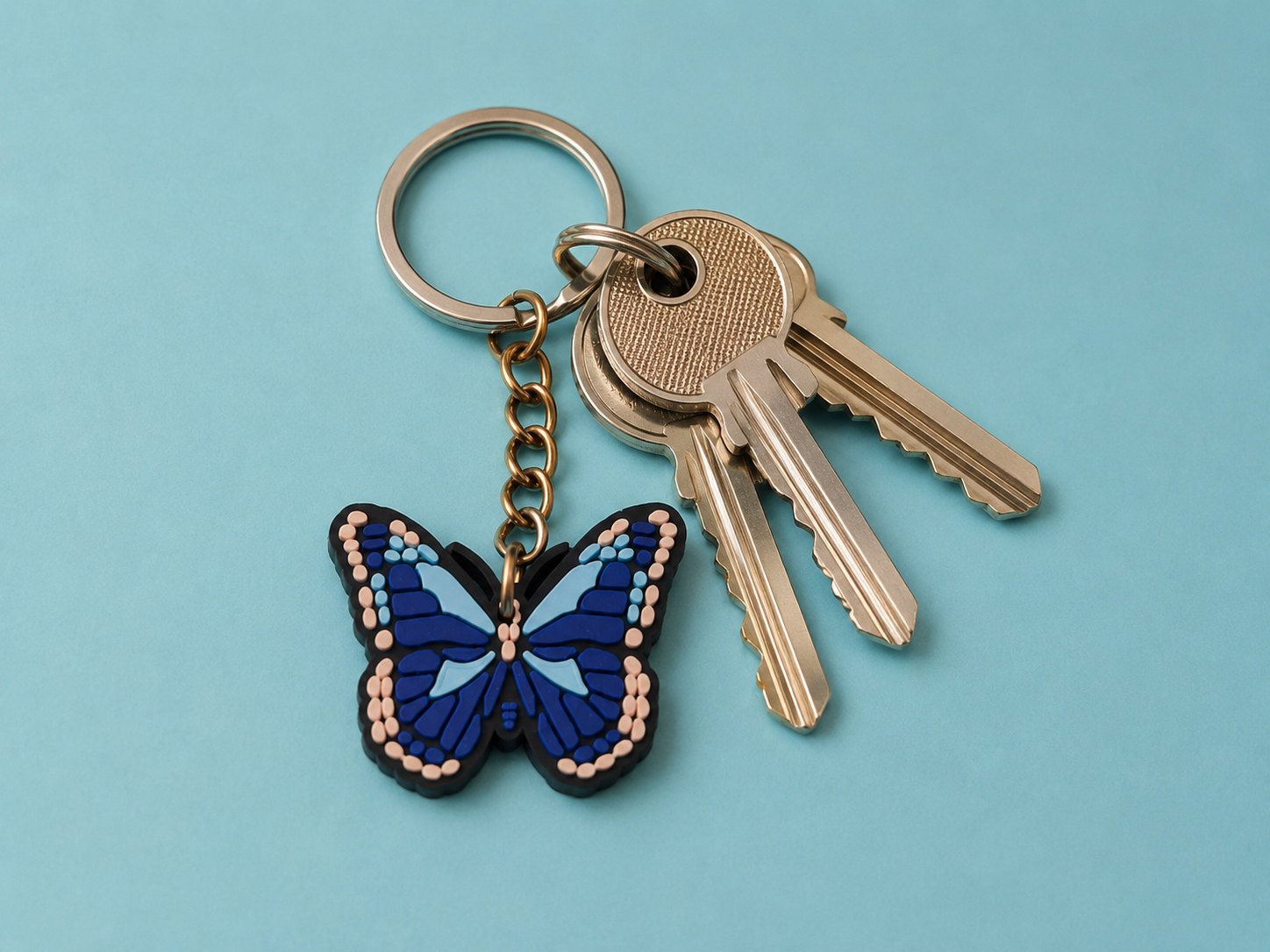Porte clef papillon