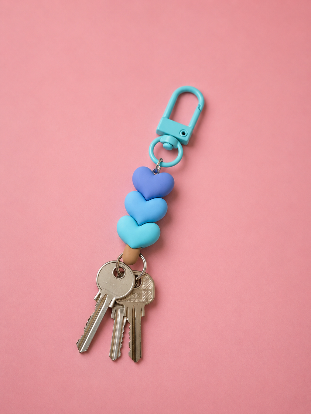 Porte clef 3 coeur