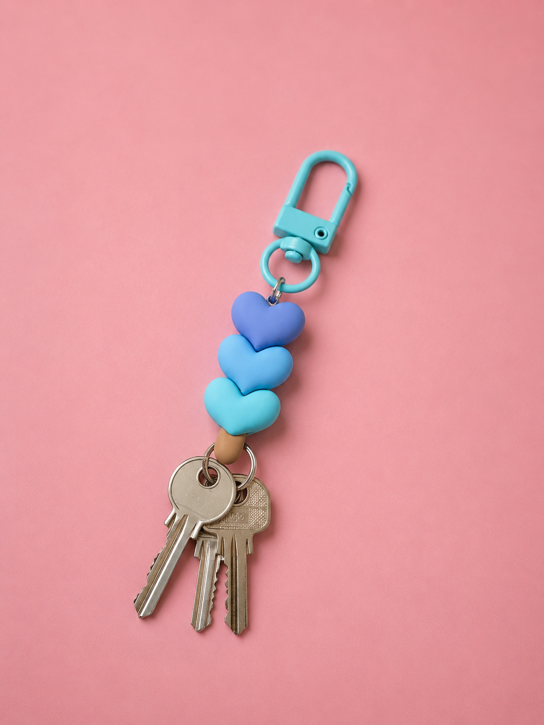 Porte clef 3 coeur
