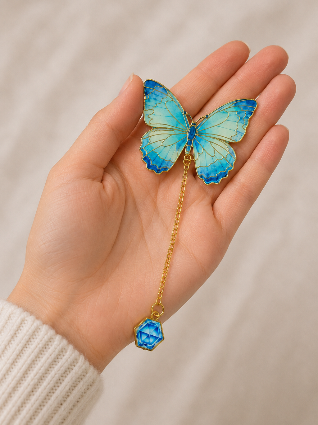 Marque page papillon