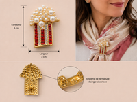Broche pop corn