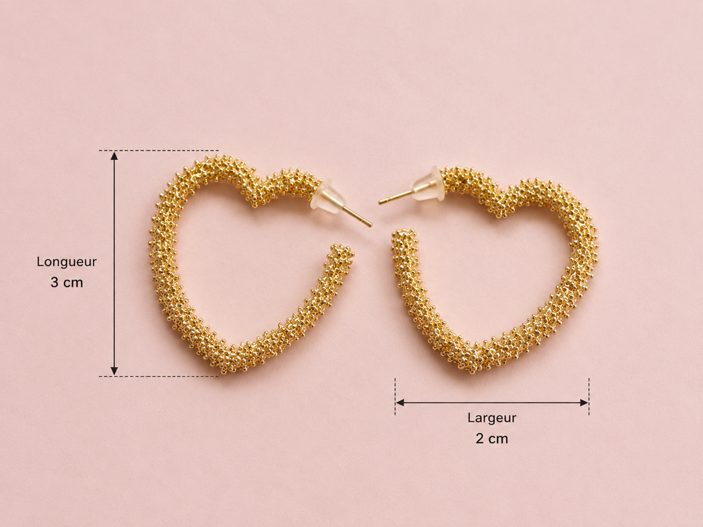 Creole coeur texturees