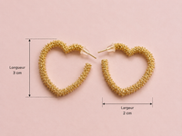 Creole coeur texturees