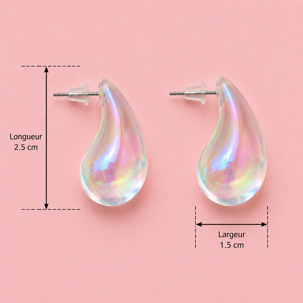 Bo goutte transparent